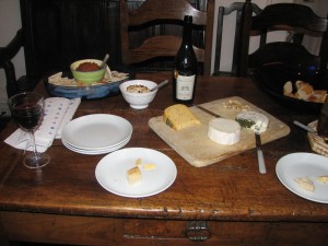 Last week's cheese, at my house