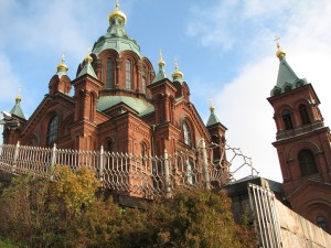 Uspenski Cathedral, from the street level