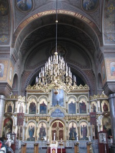 Inside of the cathedral...