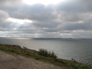 The island also offers great views into the Baltic!